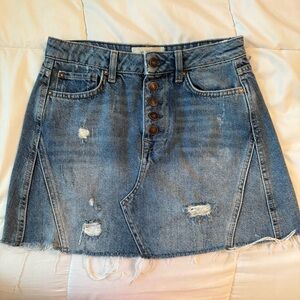 Free People We The Free Denim Skirt